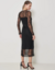 VESTIDO MIDI RENDA M/G LONGA - HIGHLINE - MOB na internet