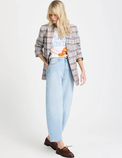 CALÇA CENOURA RAFA JEANS AZUL CLARO - LE LIS