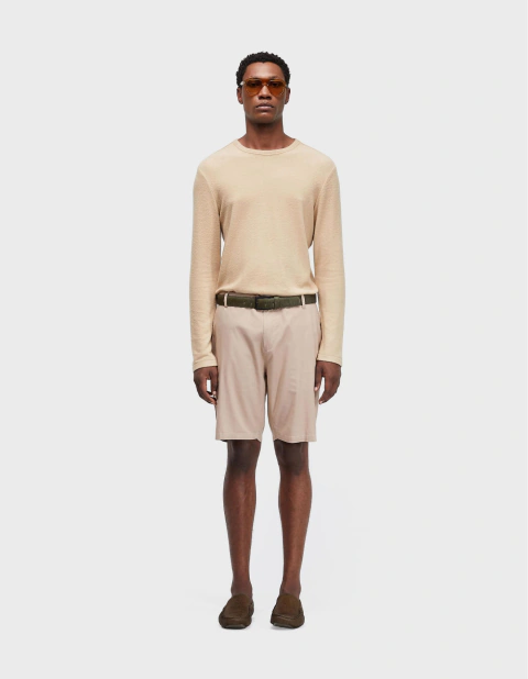 BERMUDA ALFAIATARIA BASIC LINEN JUTA - OSKLEN
