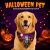 Bandanas Pet Halloween - Viés 100%