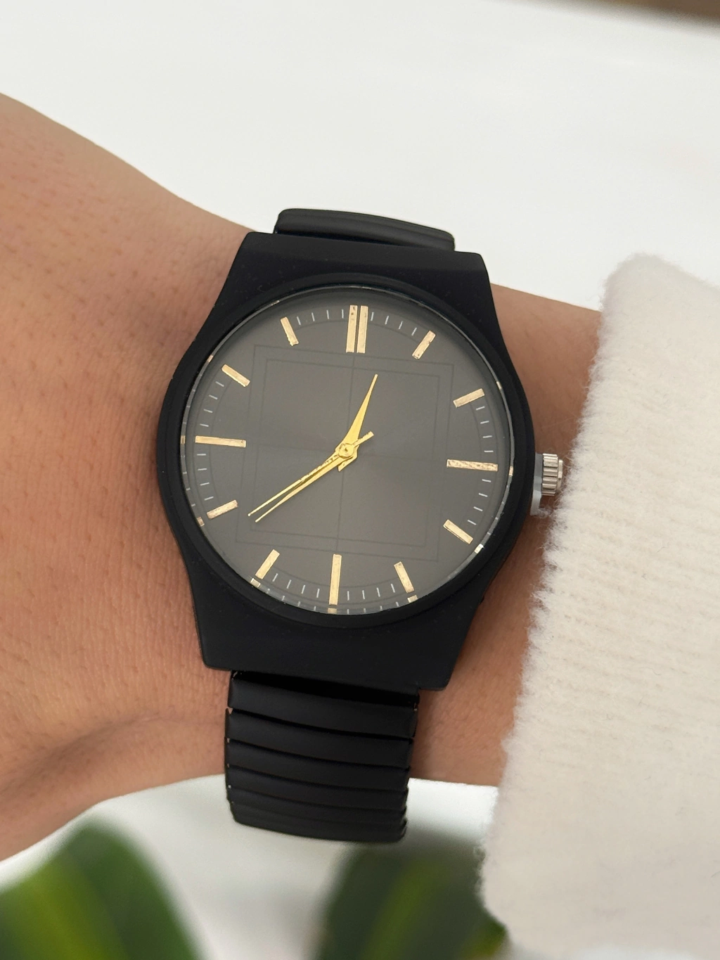 reloj circle negro