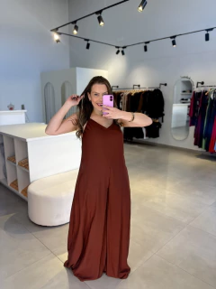 Macacao Graziela - marrom na internet