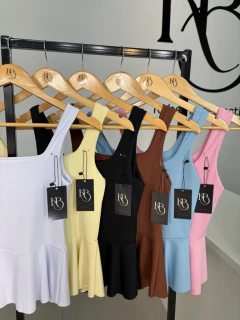 Blusa Peplum Ribana na internet