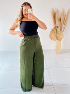 Pantalona Victória verde militar - comprar online