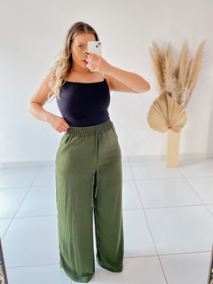 Pantalona Victória verde militar - comprar online