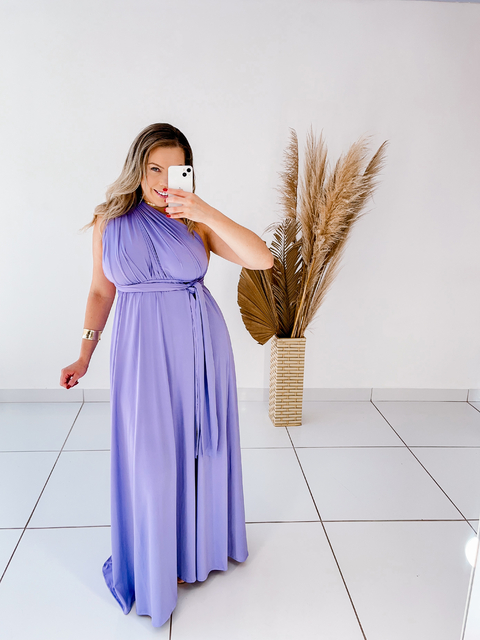 Vestido multiformas - lilás