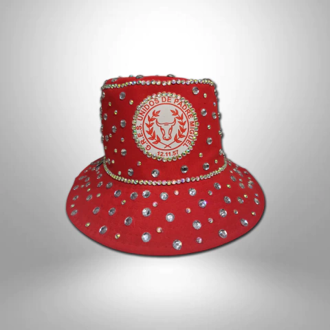 Chapéu Bucket com pedras