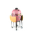 Kamado Argentino Asador Criollo 21" Pink - comprar online