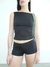 BACKLESS TOP - BLACK - ACROMATICO