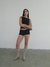 MINI SHORT PICOT - BLACK