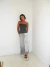 STRAPLESS TOP - GRAY - comprar online