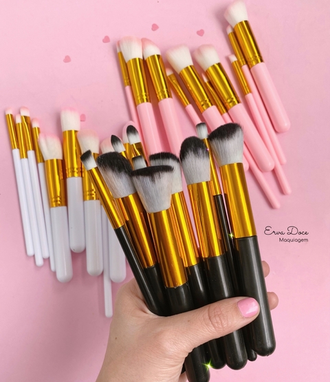 Kit 10 pincéis Kabuki - comprar online