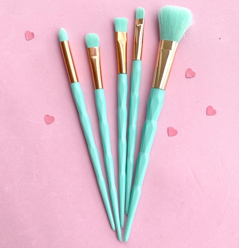 Kit Pincéis Diamante 5 pçs