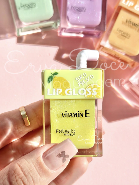 Lip Gloss Suco Fresco - Febella Makeup