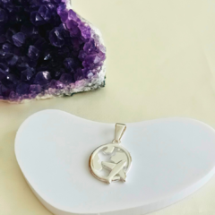 Dije AVIÓN acero blanco - comprar online