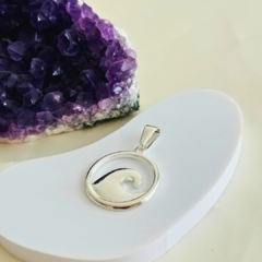 Dije OLA acero blanco (sin cadena) - comprar online
