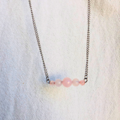 Collar ESTAMBUL de Cuarzo Rosa