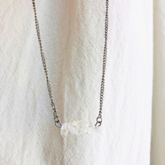 Collar ESCALLAS de Cuarzo Cristal