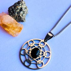 Collar METATRON con Obsidiana