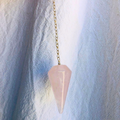 Péndulo Cuarzo Rosa