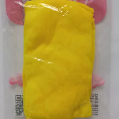 MEIA DE SEDA PASSO FOFO AMARELO CANÁRIO - 1 UNIDADE