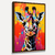 Quadro Girafa Colorida - Pop Art - comprar online