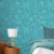 Papel de Parede Adesivo Floral Fundo Azul Turquesa PP0172 - Wit Decor | Papel de parede, Quadros decorativos e adesivos