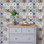 Papel de Parede Azulejo Portugues Azul e Amarelo PP0133