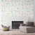Papel de Parede Adesivo Floral Folhagens Coloridas PP0179 - Wit Decor | Papel de parede, Quadros decorativos e adesivos