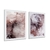 Quadros Decorativos Abstrato Tons Claros Kit 2 Telas