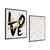 Quadros Decorativos Frase All You Need Is Love Kit 2 Telas