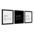 Quadros Decorativos Família Amor Gratidão Kit 3 Telas