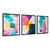 Quadros Decorativos Abstrato Geometrico Colorido Aquarela Kit 3 Telas