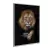 Quadro Decorativo Leão Fundo preto