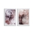 Quadros Decorativos Abstrato Tons Claros Kit 2 Telas - comprar online