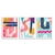 Quadros Decorativos Abstrato Colorido Kit 3 Telas - comprar online