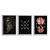 Quadros Decorativos Love Caveiras Inglaterra Kit 3 Telas - comprar online
