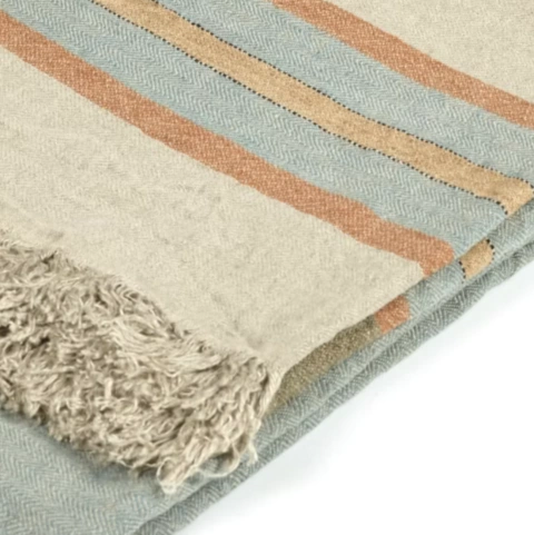 Throw Autumn Striped Juniper 110 x 180 - comprar online