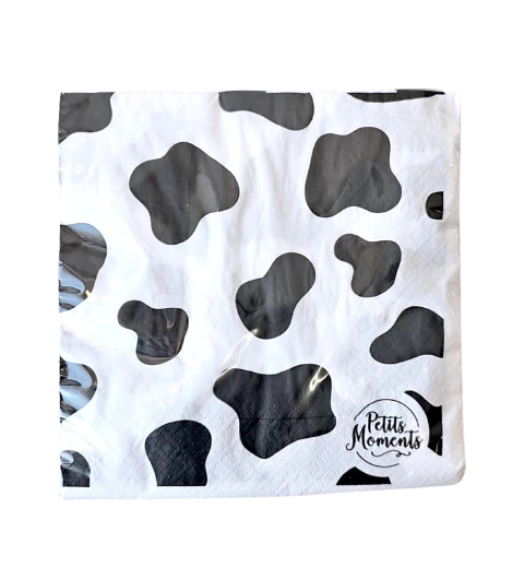 Servilleta manchas negras x 20 un