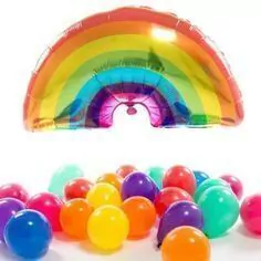 Globos Metalizados Arcoiris