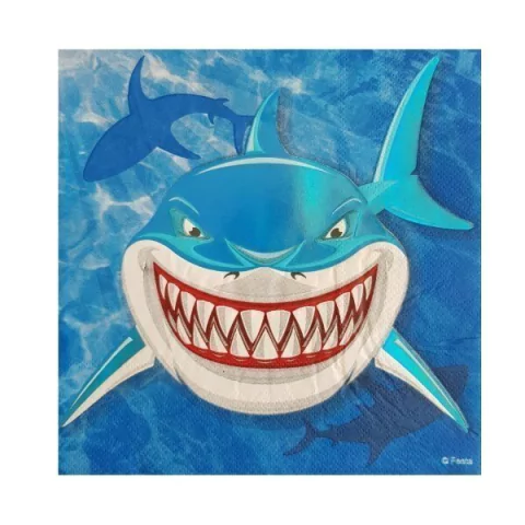 Servilleta Tiburón x 12 un