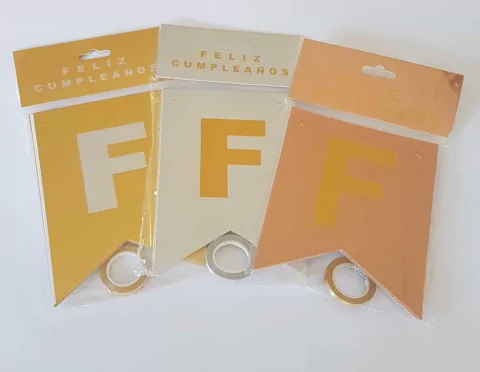 Guirnalda "Feliz Cumpleaños" Metalizados