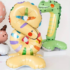 GLOBOS NÚMERO "ANIMAL NUMBERS" 16" - PetitCocoDeco
