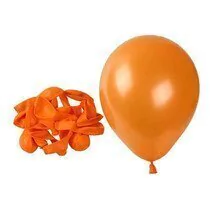 Globos Perlados 9 " Naranja x 10 unidades