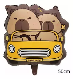 Globo Capibara Carpincho Metalizado Silueta - PetitCocoDeco