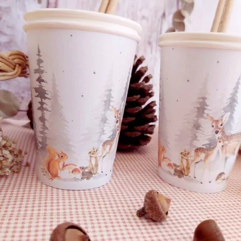 Vaso Animales del Bosque x 10 unidades