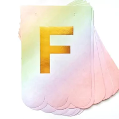 Banderin Feliz Cumpleaños Arcoiris - comprar online