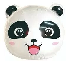 Globo Panda metalizado 40 cm. x unidad