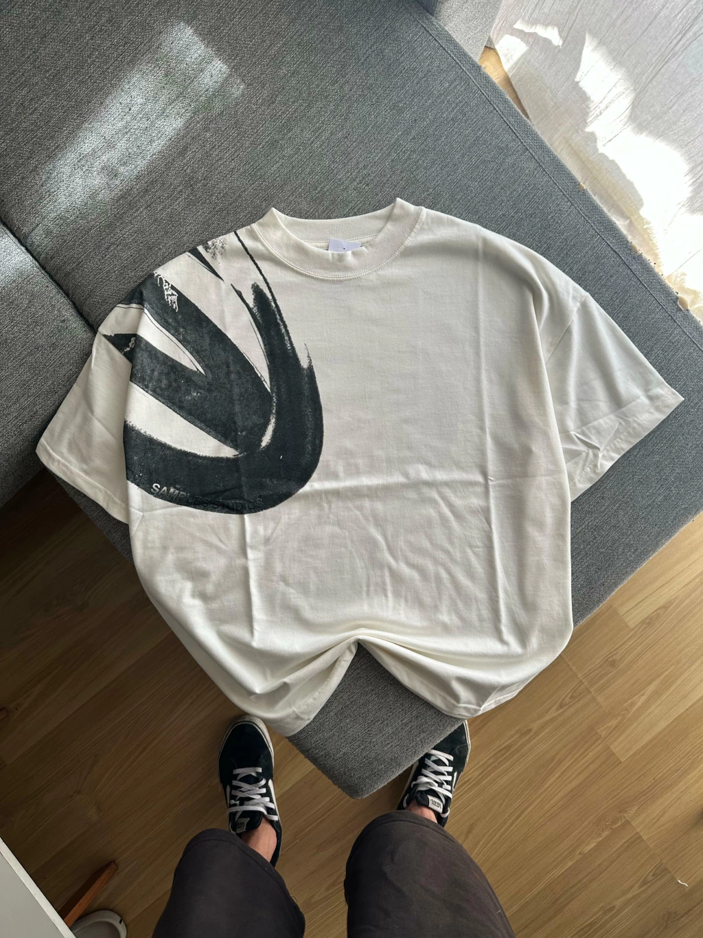Remera Moscu Boxy White