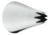 Bico 1m Aço Inox G / Bico Pitanga aberta para confeitar 1 m Grande (cópia) (cópia) (cópia) (cópia) (cópia)